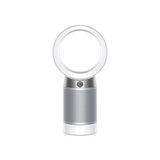 Refurbished Dyson Pure Cool DP04 Purifying Desk Fan in white/silver with HEPA filtration.