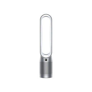 Refurbished Dyson Purifier Cool TP07 in white/nickel with HEPA H13 filtration system.
