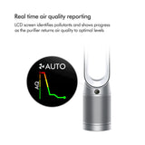 Dyson Purifier Cool TP07 with real-time air quality reporting feature.