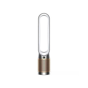 Refurbished Dyson Purifier Cool Formaldehyde TP09 in white and gold with HEPA filtration and Air Multiplier technology.