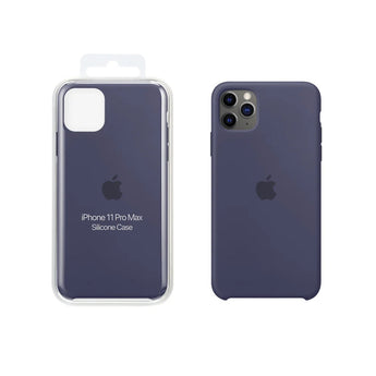 iPhone 11 Pro Max Silicone Case - Midnight