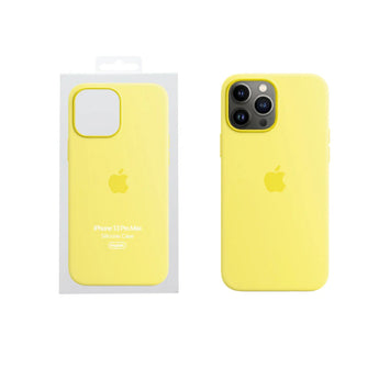 iPhone 13 Pro Max Silicone Case - Lemon Zest