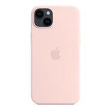 iPhone 14 Plus Silicone Case with Magsafe - Chalk Pink