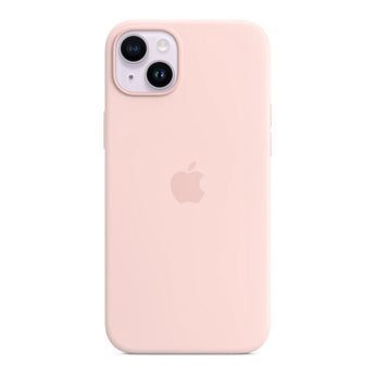 iPhone 14 Plus Silicone Case with Magsafe - Chalk Pink