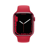 Refurbished Apple Watch Series 7, 41mm PRODUCT(RED) Aluminium Case with Red Sport Band.