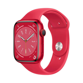 Refurbished Apple Watch Series 8 - 41mm PRODUCT(RED) Aluminium Case with Red Sport Band