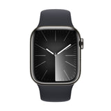 Refurbished Apple Watch Series 9 - 45mm Graphite Stainless Steel Case with Black Sport Band