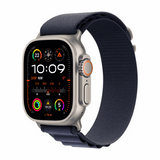 Refurbished Apple Watch Ultra 2 - 49mm Natural Titanium Case with Blue Alpine Loop Band