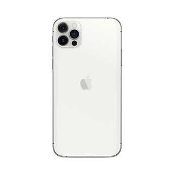 Refurbished iPhone 12 Pro Silver with advanced camera and Super Retina XDR display.