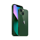 Refurbished iPhone 13 Green with HDR camera system and quality assurance.