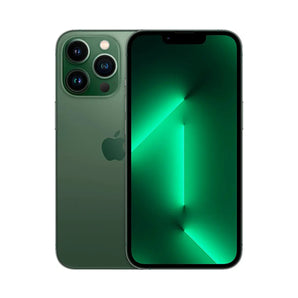 Refurbished iPhone 13 Pro Alpine Green with advanced camera and Super Retina XDR display.