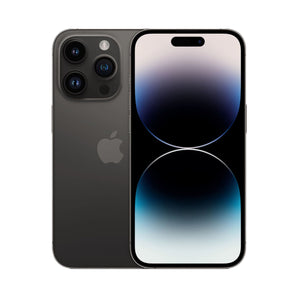 Refurbished iPhone 14 Pro Space Black with HDR camera system.
