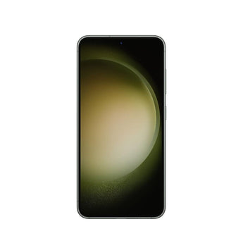 Refurbished Samsung Galaxy S23 in green with Loop's 75-point quality check.