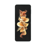 Refurbished Samsung Galaxy Z Flip3 in green, showcasing compact design and style.